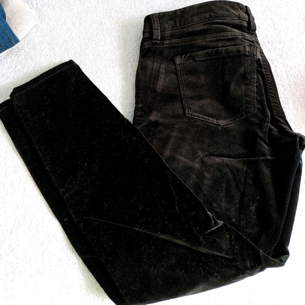 *SOLD* Banana Republic Black Velvet Pants